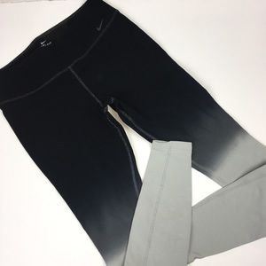 Nike Tight Fit Training Pant Black & Gray Ombre L